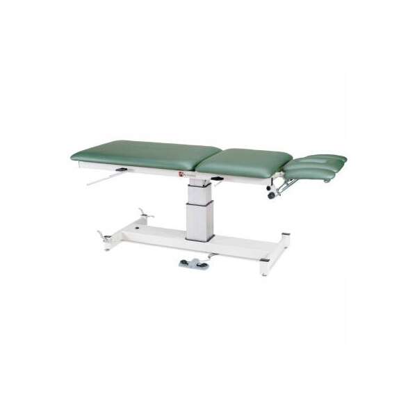 Fabrication Enterprises Electric Pedestal Hi-Low Treatment Table, 5-Section, 76"L x 27"W x 24" - 36"H 15-1543 - main